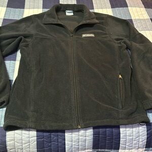 mens columbia fleece zip up sz med